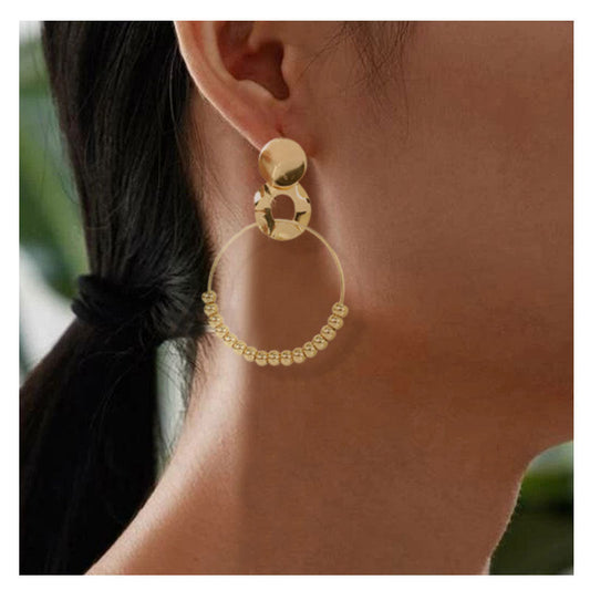 Lux Gold Hoop Earrings